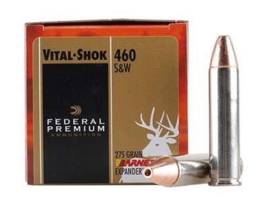 Federal 44 Magnum Ammunition VitalShok P44XB1 225 Grain Barnes XPB Hollow Point LeadFree 20 rounds