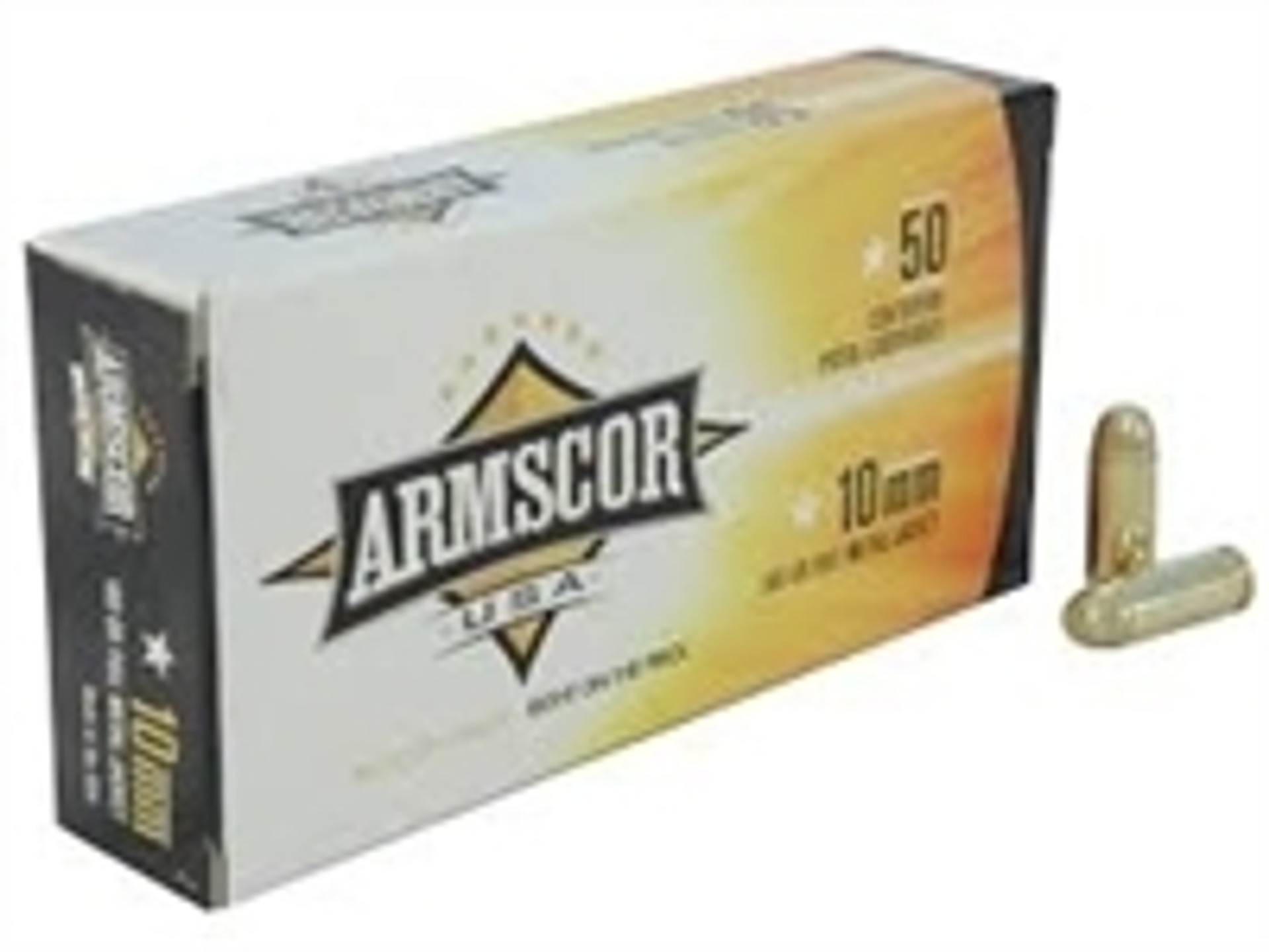 Armscor 10mm Ammunition 180 Grain Full Metal Jacket 50 Rounds 2122