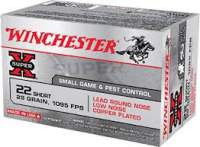 Winchester 22 WRF Ammunition Super X 22WRF 45 Grain Copper Plated Lead winchester-22-wrf-ammunition-super-x-22wrf-45-grain-copper-plated-lead