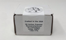 Crafted Ballistics 50 AE Ammunition Remanufactured 300 Grain Round Nose Flat Point 20 Rounds