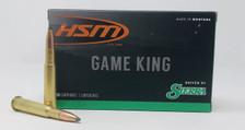 HSM 30-40 Krag Ammunition 3040Krag9N 180 Grain SBT GameKing 20 Rounds