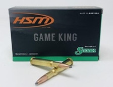 HSM 30-40 Krag Ammunition 3040Krag11N 150 Grain SBT GameKing 20 Rounds