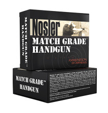 Nosler 9mm Ammunition 51285 Match Grade 115 Grain Hollow Point 20 Rounds