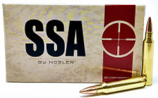 Nosler 5.56x45mm Nato Ammunition 75010 SSA 77 Grain Custom Competition Match Hollow Point 20 Rounds