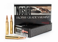 Nosler 223 Rem Ammunition 60007 Trophy Grade Varmint 40 Grain Frangible Ballistic Tip Lead Free 20 Rounds