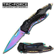 Tac-Force Rainbow Spring Assisted Knife TF705RB