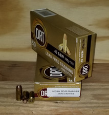 DRT 40 S&W Ammunition 125 Grain Frangible Lead Free CASE 500 Rounds