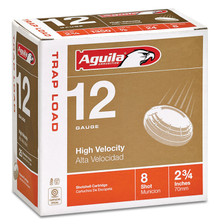 Aguila 12 Gauge Ammunition 1CHB1252 2.75" 7/8oz #8 Shot 1350fps CASE 250 Rounds