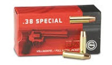 Geco 38 Special Ammuniton GE231858401 158 Grains Full Metal Jacket 50 rounds
