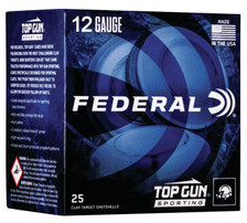 Federal Top Gun 12 Gauge Ammunition TGSF1288 2.75" 1oz 8 Shot  25 Rounds