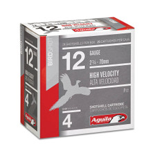 Aguila 12 Gauge 1CHB1204 High Velocity 4 Shot 2.75" 1-1/4 oz 25 Rounds