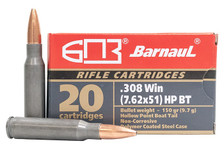 Barnaul 308 Winchester Ammunition BARN308WIN150HP 150 Grain Hollow Point 20 Rounds