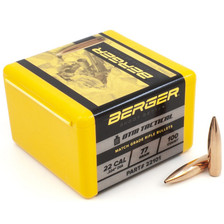 Berger 22 Cal (.224" Dia) 77 Grain OTM Tactical 100 Pieces