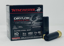 Winchester 10 Gauge Ammunition SSH10BB 3-1/2" 1-3/8 oz BB Shot Plated Steel Shot 25 Rounds