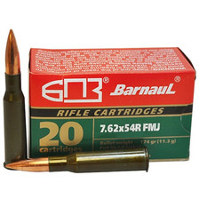 Barnaul 7.62x54R Ammunition BARN76254RFMJ174 174 Grain Full Metal Jacket 20 Rounds