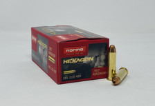 Norma 357 Magnum Ammunition NORMA299340050 180 Grain Hexagon Hollow Point 50 Rounds