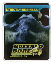 Buffalo Bore 380 Auto Ammunition BBA27E20 100 Grain Hard Cast Flat Nose Soft Point 20 Rounds