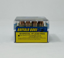 Buffalo Bore 38 Special +P Ammunition BBA20F20 110 Grain Barnes TAC-XP Hollow Point 20 Rounds