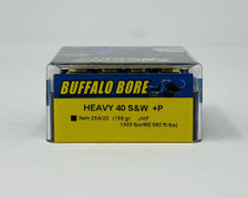 Buffalo Bore 40 S&W +P Ammunition BBA23A20 155 Grain Jacketed Hollow Point 20 Rounds