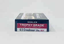 Nosler Trophy Grade 6.5mm Creedmoor Ammunition NOS60091 129 Grain AccuBond Long-Range Ballistic Tip 20 Rounds