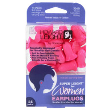 Howard Leight Super Leight for Women Earplugs R-01757 30dB 14 Pairs