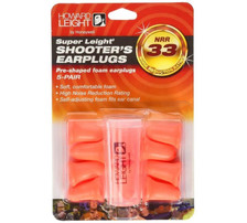 Howard Leight Super Leight Shooter's Earplugs R-84133 33 NRR 5 Pair