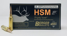 HSM 6.5 Precision Rifle Cartridge (PRC) Ammunition HSM-65PRC-140 140 Grain Berger Hollow Point Boat Tail Hunting VLD 20 Rounds