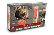 LightField 12 Gauge Wildlife Control Ammunition LF122RBALL 2-3/4" Double Rubber Ball Shot 5 Rounds