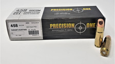Precision One 458 Socom Target-Hunting Ammunition PONE1358 300 Grain Full Metal Jacket 20 Rounds