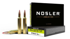 Nosler 28 Nosler Ammunition NOS43463 160 Grain Ballistic Tip 20 Rounds