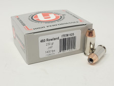 Underwood 460 Rowland Ammunition UW625 230 Grain Jacketed Hollow Point 20 Rounds