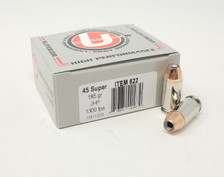 Underwood 45 Super Ammunition UW622 185 Grain Jacketed Hollow Point 20 Rounds