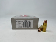 Underwood 9X25mm Dillon Ammunition UW212 124 Grain Bonded Jacketed Hollow Point 20 Rounds