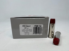 Underwood 454 Casull Ammunition UW738 360 Grain Long Wide Nose Gas Check Hi-Tek Coated Hard Cast 20 Rounds