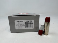 Underwood 454 Casull Ammunition UW739 325 Grain Long Wide Nose Gas Check Hi-Tek Coated Hard Cast  20 Rounds