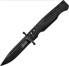 Elite Tactical Guardsman Folding Pocket Knife With Rapid Lock ETFDR012BK Black