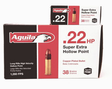 Aguila 22LR Ammunition SuperExtra 1B222335 38 Grain Hollow Point CASE 2000 Rounds