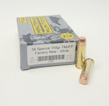 Minuteman Munitions 38 Special Ammunition MM2762H 158 Grain Total Metal Jacket Flat Point 30 Rounds