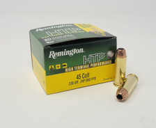 Remington 45 Colt Ammunition High Terminal Performance RTP45C1A 230 Grain Jacketed Hollow Point 20 Rounds