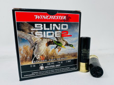 Winchester Blind Side Ammunition - 12 Gauge - 3 - 1 3/8 Oz. BB - Hex Steel  Shot - 25 Rounds