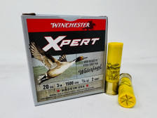 Winchester 20 Gauge Ammunition Xpert HV Steel Waterfowl WEX2032 3" #2 Shot 7/8oz 1500fps 25 Rounds
