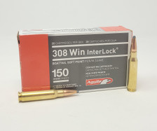 Aguila 308 Win InterLock Ammunition 8090AG 150 Grain Boat Tail Soft Point CASE 200 Rounds