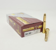 Precision One 30-30 Win Ammunition PONE1594 110 Grain Full Metal Jacket Round Nose 20 Rounds