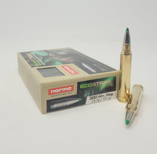 Norma 300 Win Mag Ammunition EcoStrike NORMA20177502 165 Grain Lead Free Ballistic Tip 20 Rounds