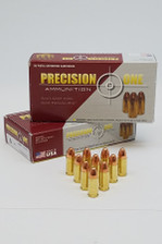 Precision One 9mm Ammunition PONE1604 124 Grain Match Full Metal Jacket REMAN 50 Rounds