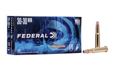 Federal 30-30 Win Ammunition Power-Shok F3030B 170 Grain Round Nose Soft Point CASE 200 Rounds