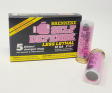 Brenneke USA 12 Gauge Ammunition Self Defense Less Lethal SL122SDLL 2-3/4" KOline Projectile 1/3oz 315fps 5 Rounds