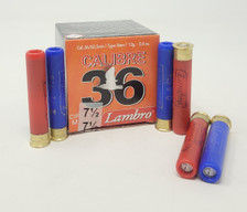 Lambro 410 Bore Ammunition 8mm Brass LAM410758MM 2-1/2" #7.5 Shot 0.4oz 25 Rounds