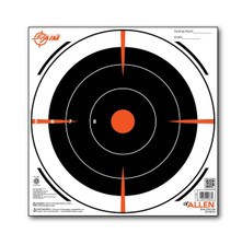 Allen EZ Aim 8 Inch Paper Bullseye Target AL15246 Black/Orange/White 26 Pack