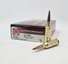 Hornady 22 ARC Ammunition Superformance H81539 70 Grain CX 20 Rounds